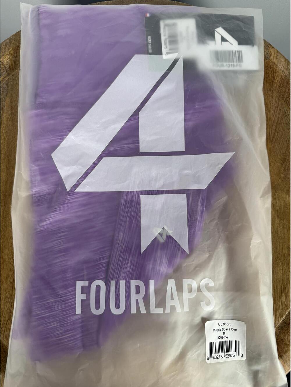 NWT Fourlaps Arc Space Dye Performance Shorts Purple Size Medium - Picture 4 of 8